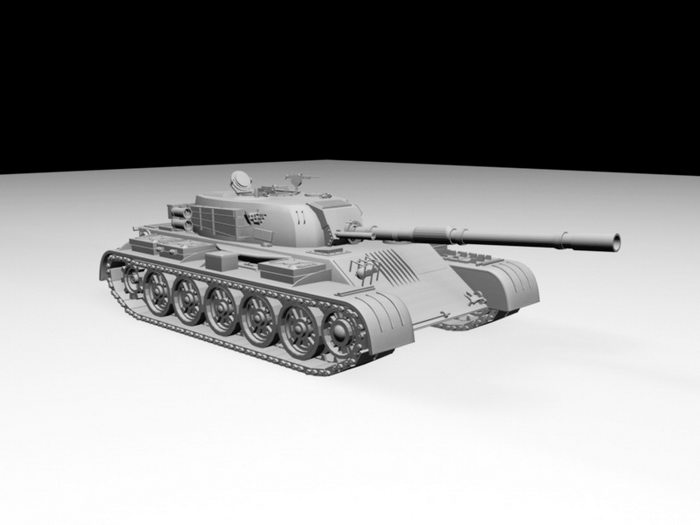 Heavy Tank 3d rendering