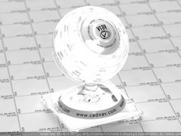 White Glass vray material