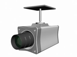 Ceiling Surveillance Camera 3d model preview