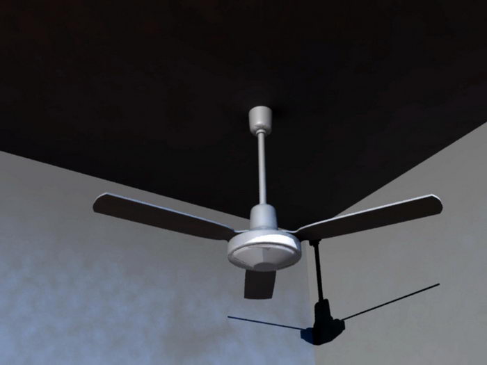 Ceiling Fan 3d rendering