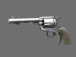 Revolver Colt Peacemaker 3d model preview