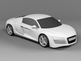 Audi R8 FSI Coupe 3d model preview
