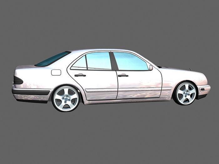 Benz Car 3d rendering