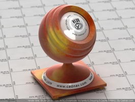 Peach Fruit vray material
