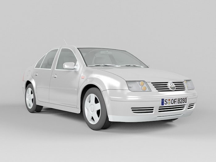 Volkswagen City Jetta 3d rendering