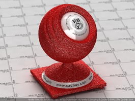 Glitter Red Wallpaper vray material