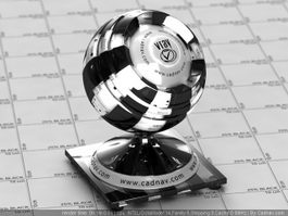 Glass Checker Line vray material