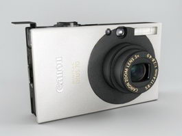 Canon Digital IXUS70 Camera 3d model preview