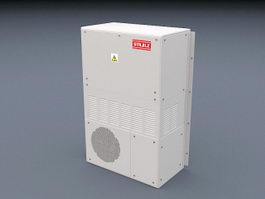 Air Conditioning Condenser Unit 3d model preview