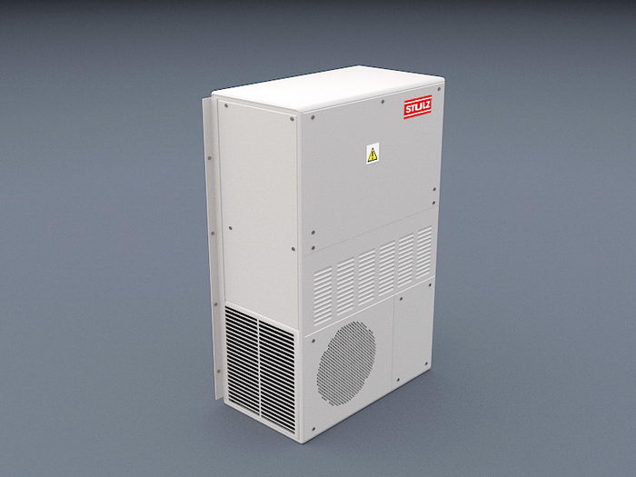 Air Conditioning Condenser Unit 3d rendering