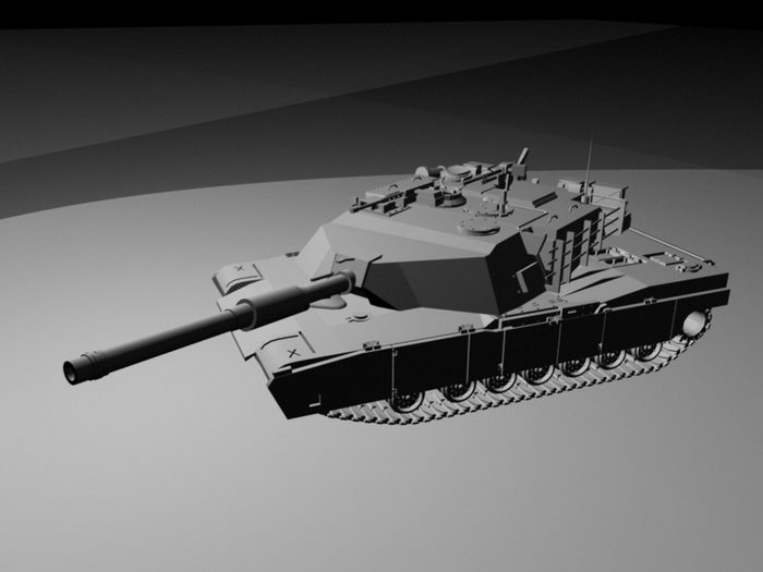 Heavy Tank 3d rendering