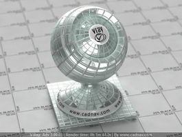 Glass Bricks vray material