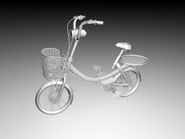 Small Wheeled Bike 3d model preview