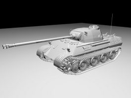 Military Tank 3d model preview