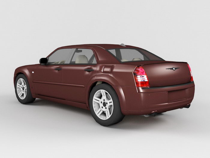 Chrysler 300 Luxury Car 3d rendering
