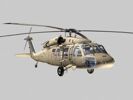 UH-60 Black Hawk 3d model preview
