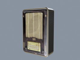 Old Vintage Radio 3d model preview