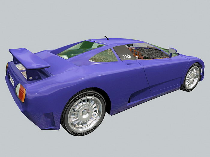 Bugatti EB110 3D print model | CGTrader
