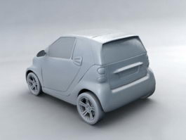 Small Smart Car 3d model preview