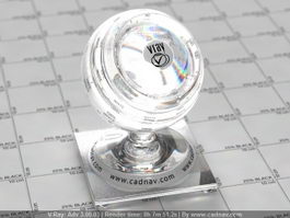 Swarovski Crystal Jewelry vray material