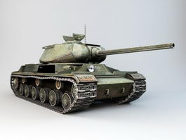 IS-1 Soviet Heavy Tank 3d model preview