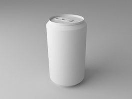 Tin Can 3d model preview