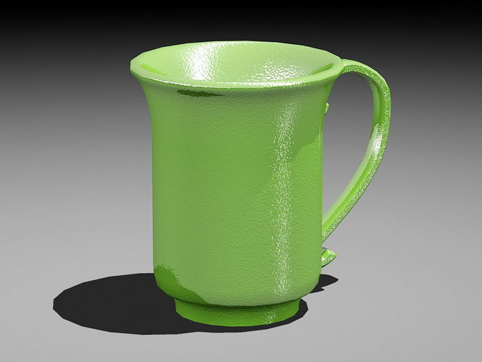 Coffee Mug 3d rendering