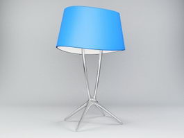 Blue Table Lamp 3d model preview