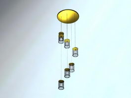 Pendant Hanging Lamp 3d model preview
