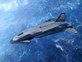 American Space Shuttle 3d model preview