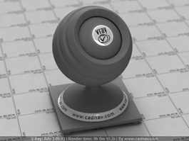 Dark Gray Paint vray material