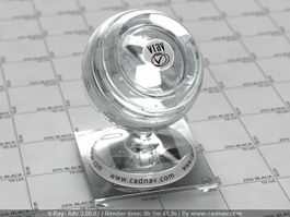 Architectural Glass Panel vray material