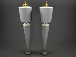 Tall Table Lamps 3d preview