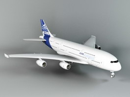 A380 Airliner 3d model preview