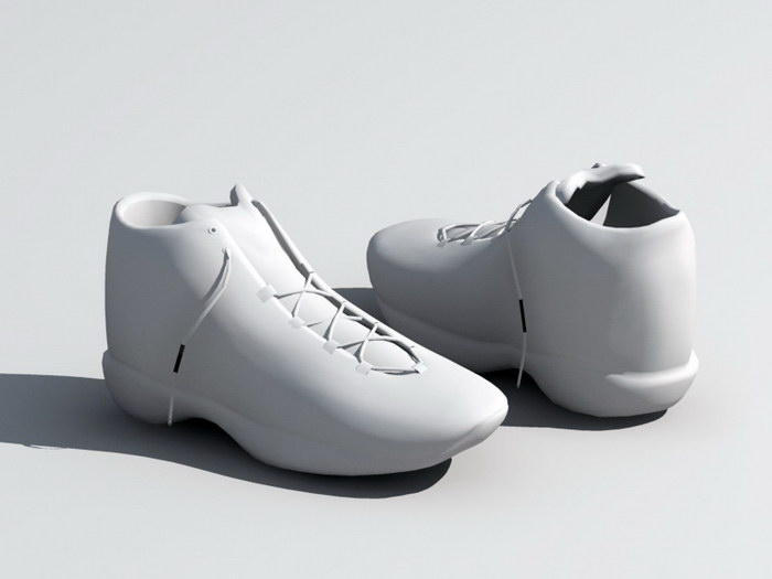 Casual Sneaker Shoes 3d rendering