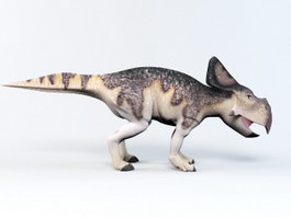 Protoceratops Ceratopsia Dinosaur Rig 3d model preview