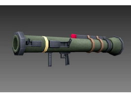 Handheld Anti-tank Rocket Launcher 3d preview