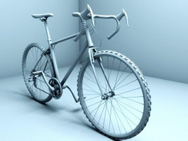 A Racing Bicycle 3d model preview