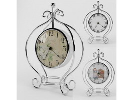 Three Vintage Clocks 3d preview