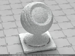 Polystyrene Packaging vray material