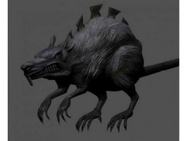 Mouse Monster Fantasy Creature 3d preview