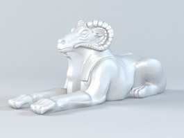 Goat Sculpture 3d preview