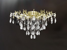 Pendant Crystal Chandelier 3d model preview