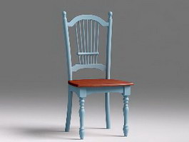 Vintage Dining Chair 3d model preview