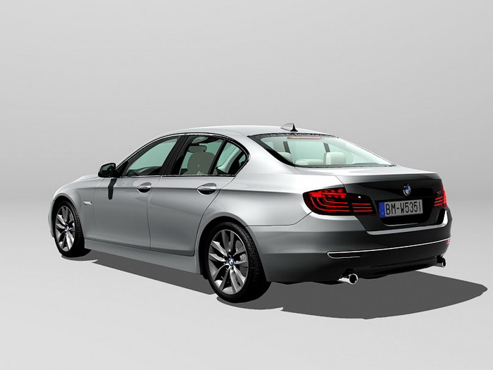 BMW 535i Executive Car 3d rendering