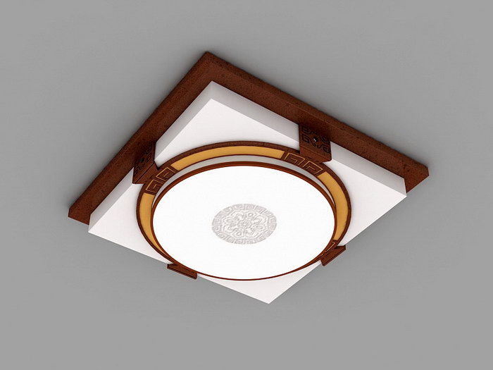LED Flush Mount Ceiling Light 3d rendering