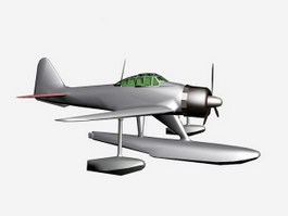 A6M2-N Fighter-Bomber Floatplane 3d model preview