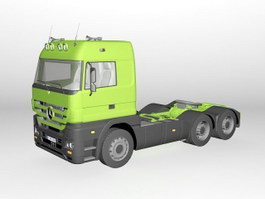 Semi-tractor Truck 3d preview