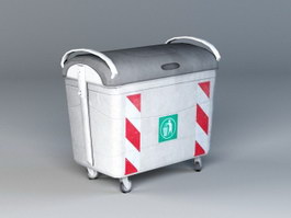 Garbage Container 3d model preview