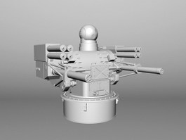Warship Automated Anti-aircraft Warfare System 3d preview